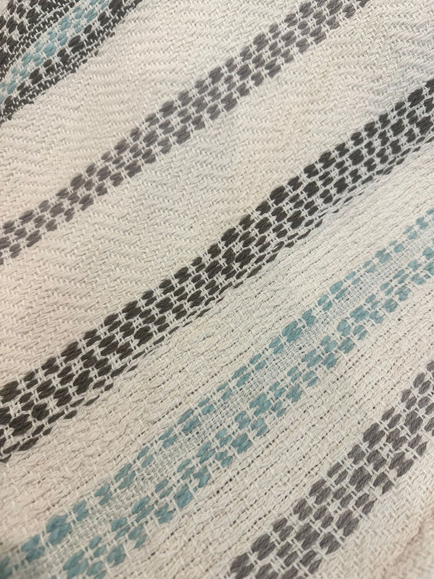 Midnight Slate Plaid Sofa Throw