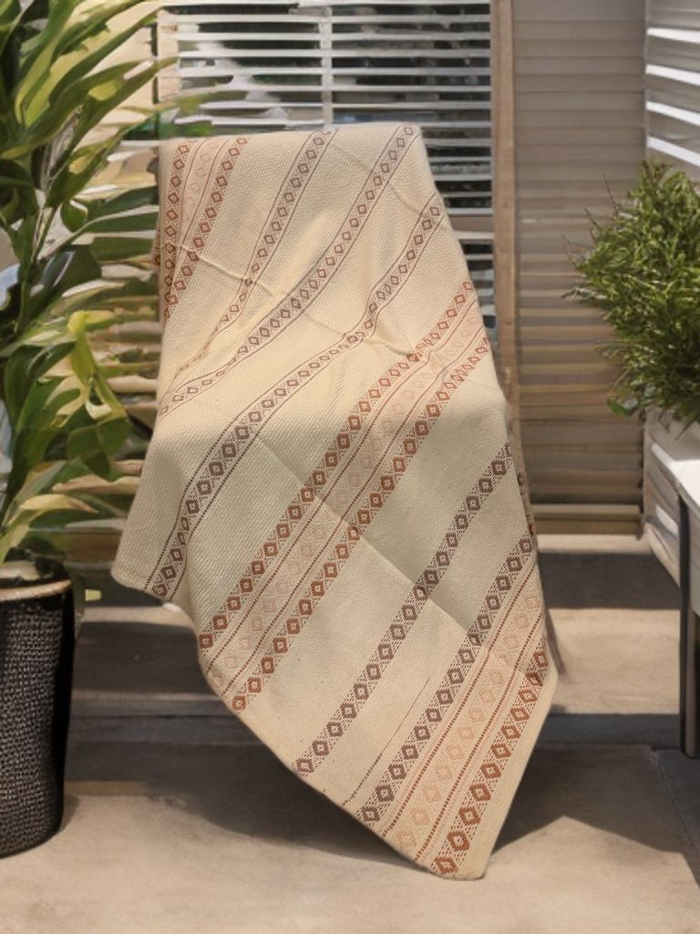Twilight Ember Plaid Sofa Throw