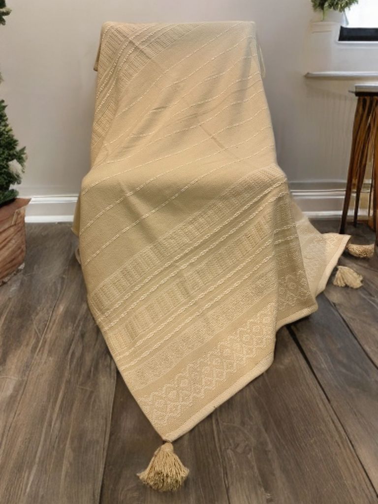 Twilight Oak Plaid Sofa Throw