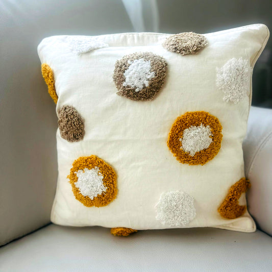 Golden Dots Cushion Cover image 0