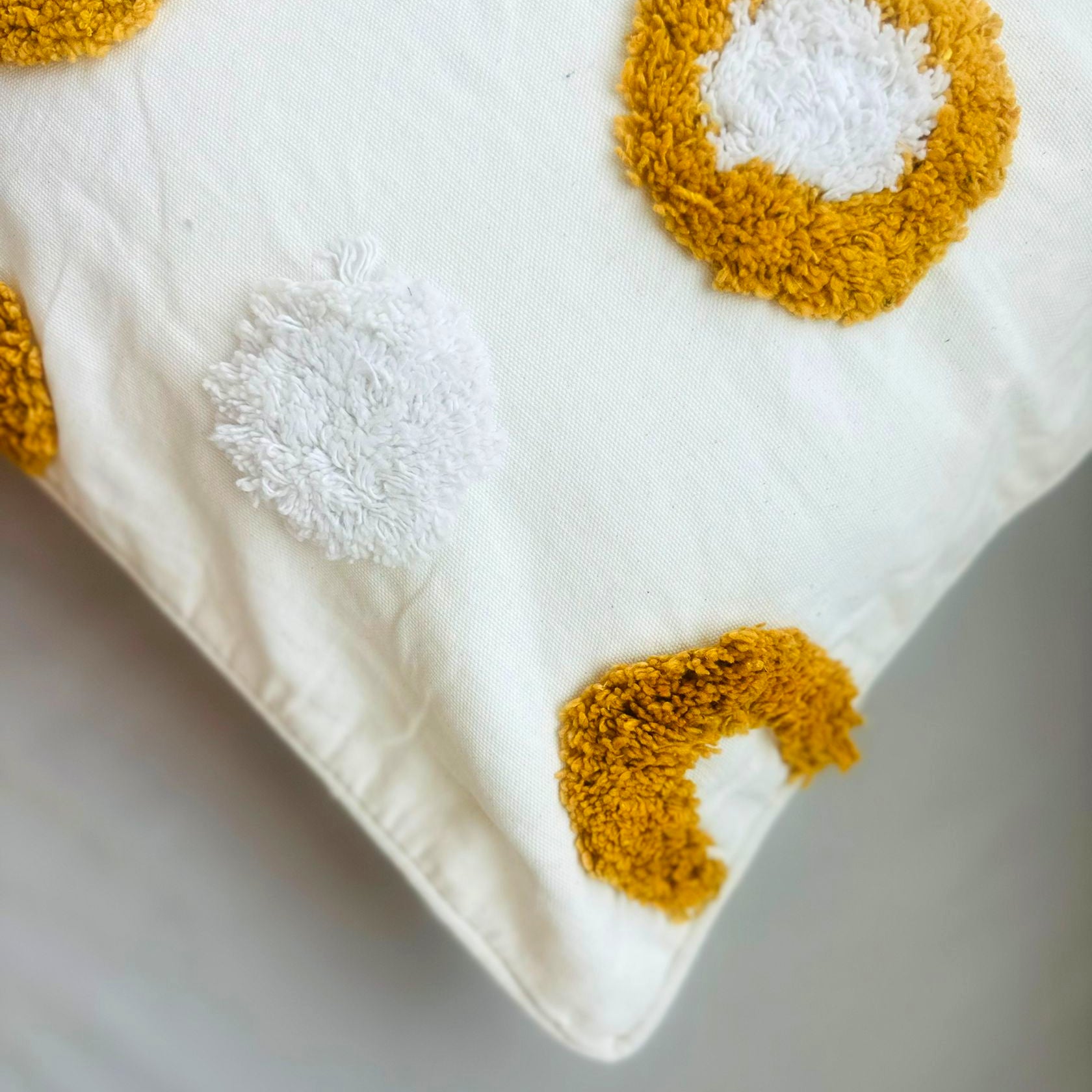 Golden Dots Cushion Cover image 2