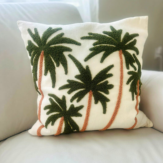 Emerald Palms Cushion Cover image 0