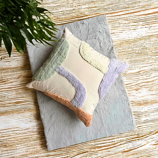 Modern Abstract Tufted Cushion Cover image 0