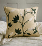 Emerald Vine Cushion Cover