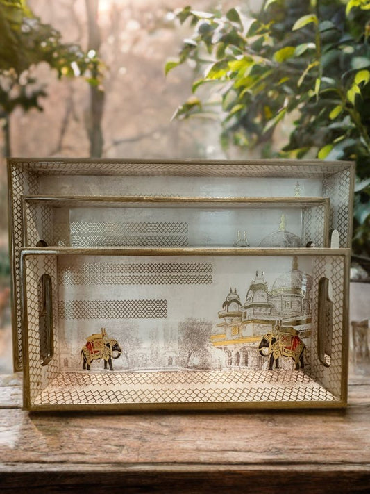 Heritage Luxe Nesting Trays - Large Tray