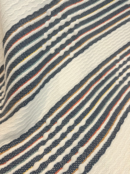 Charcoal Grey Plaid Sofa Throw