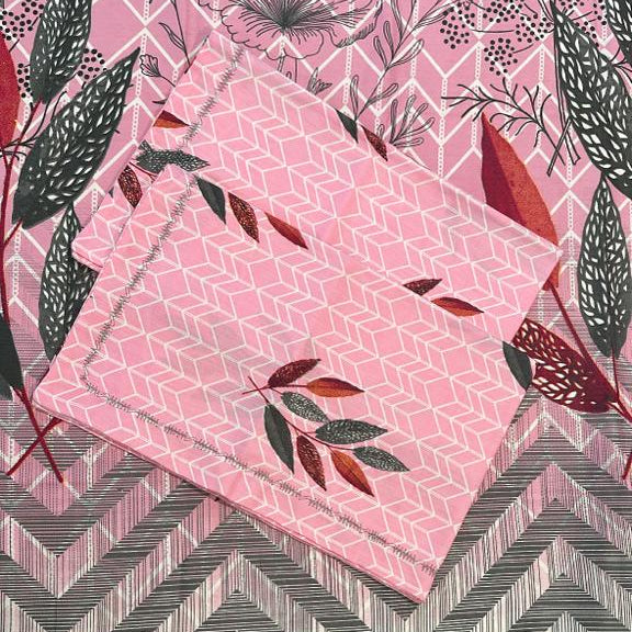 Pink Harmony King Bed Sheet