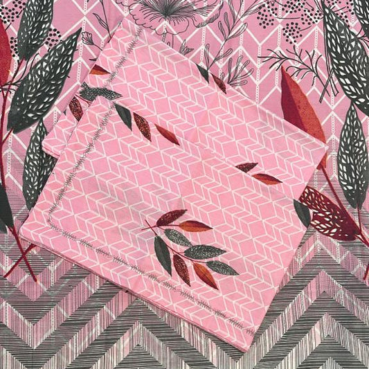 Pink Harmony King Bed Sheet