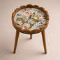 Pink Magnolia Mango wood side table