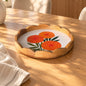 Tropical Leaf Mango Wood Platter